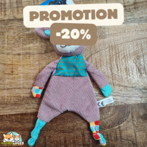 Peluche Junior Lièvre Trixie pour chiot 28 cm