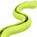 snake-jouet-chien-vert-patee-friandise-occupation