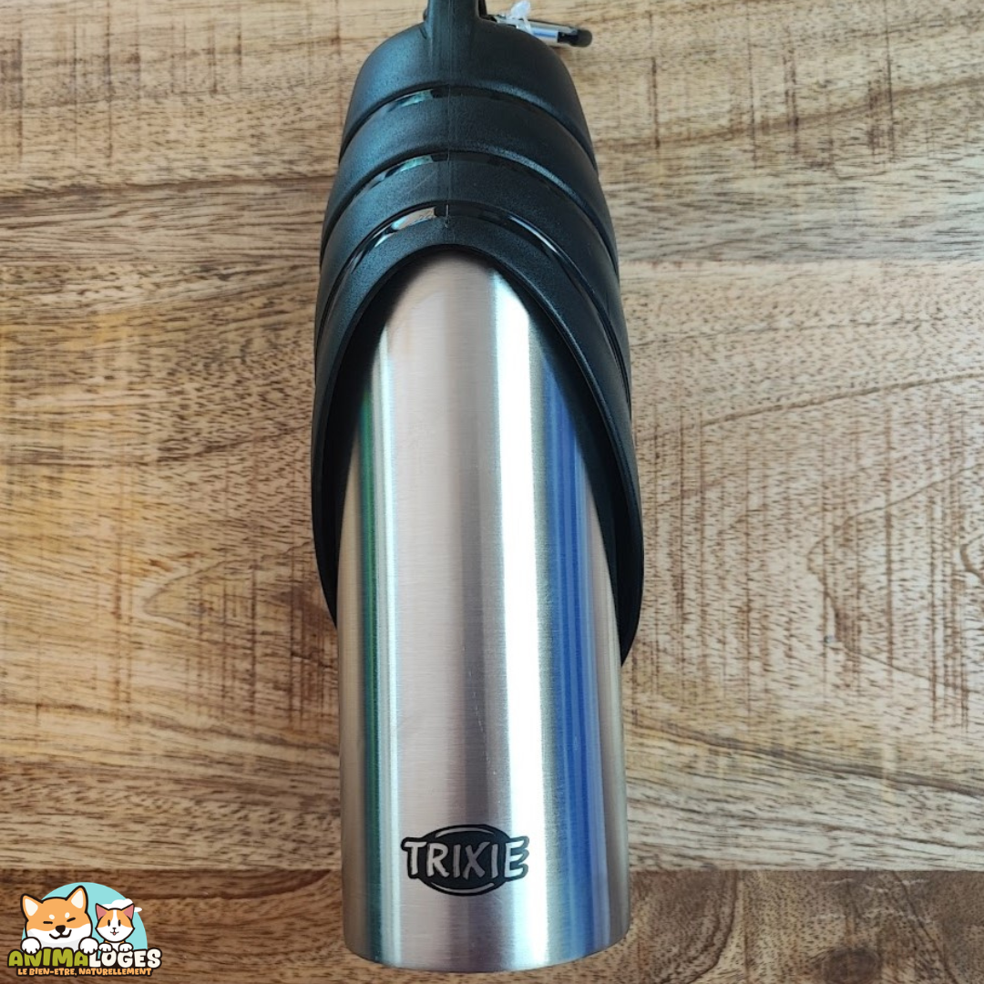 gourde de voyage Trixie avec gamelle pour chien