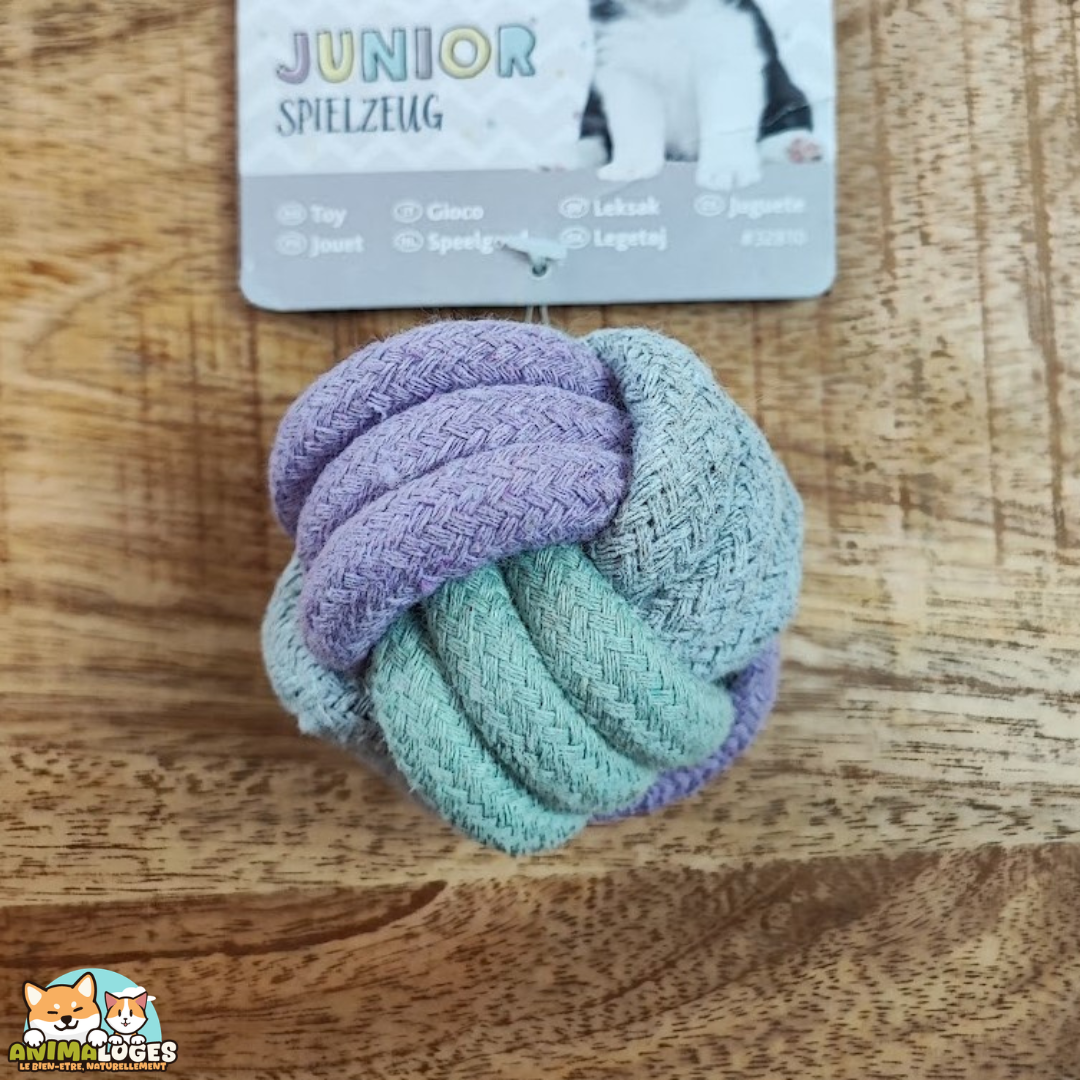 Balle en corde Junior Trixie pour chiot Ø6 cm