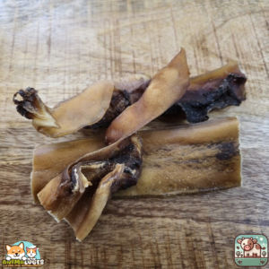 Peau de bœuf 15 cm naturelle pour chien – friandise à mâcher