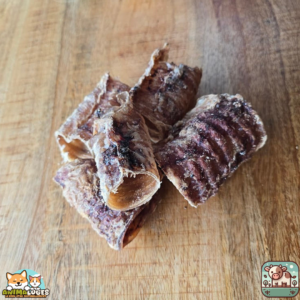Trachées de bœuf 3–7 cm naturelles pour chien – friandises à mâcher