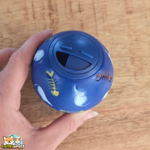 Balle à friandises Tarvos Flamingo bleu foncé pour chat