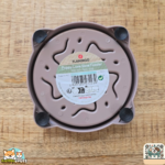 La gamelle Slow Feeder Bini Rond, conçue avec des obstacles bas et des ventouses antidérapantes.