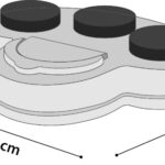 Le jouet interactif Brain Train Albert 1 Gris, montrant ses compartiments.