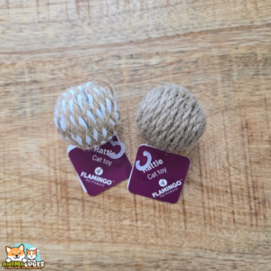 balle pour chat Cacho Flamingo grelot