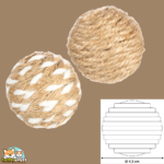 balle pour chat Cacho Flamingo grelot