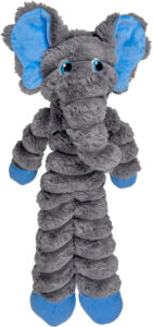 Le jouet en peluche Kong® Shakers Gris Éléphant de grande taille.