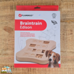 Jeu d'intelligence Flamingo Brain Train Edison Os pour chien 25 x 20 cm