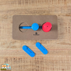 Flamingo Brain Train Wiles jeu d'intelligence pour chien en MDF 22 x 12 cm