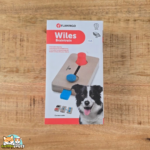Flamingo Brain Train Wiles jeu d'intelligence pour chien en MDF 22 x 12 cm