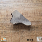 Bois de cerf tranché naturel pour chien – friandise à mâcher