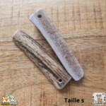 Bois de cerf tranché naturel pour chien – friandise à mâcher