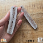 Bois de cerf tranché naturel pour chien – friandise à mâcher