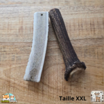 Bois de cerf tranché naturel pour chien – friandise à mâcher