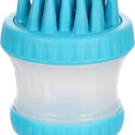 Brosse Flamingo Hilda de massage et nettoyage 2-en-1 pour chien