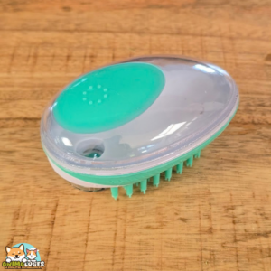 Brosse Flamingo Margo 2-en-1 de massage et nettoyage pour chien