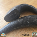 Corne de buffle pleine naturelle pour chien – friandise à mâcher longue durée