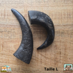 Corne de buffle pleine naturelle pour chien – friandise à mâcher longue durée