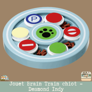 Jeu interactif pour chiots Brain Train Desmond en MDF.