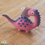 jouet Puga dinosaure en latex avec couineur pour chien