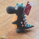 jouet Puga dinosaure en latex avec couineur pour chien