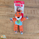 KONG Knots Floppy Renard orange avec corde pour chien