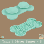 Tapis à lécher Yummee en silicone avec ventouses, parfait pour chiens et chiots