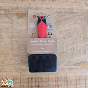 Brosse carde Flamingo Easy Premium Care pour chien à poil court ou long