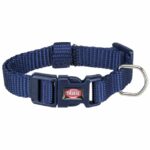 Collier réglable Premium Trixie pour chien, disponible en plusieurs tailles et couleurs.