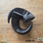 Corne de buffle pleine naturelle pour chien – friandise à mâcher longue durée