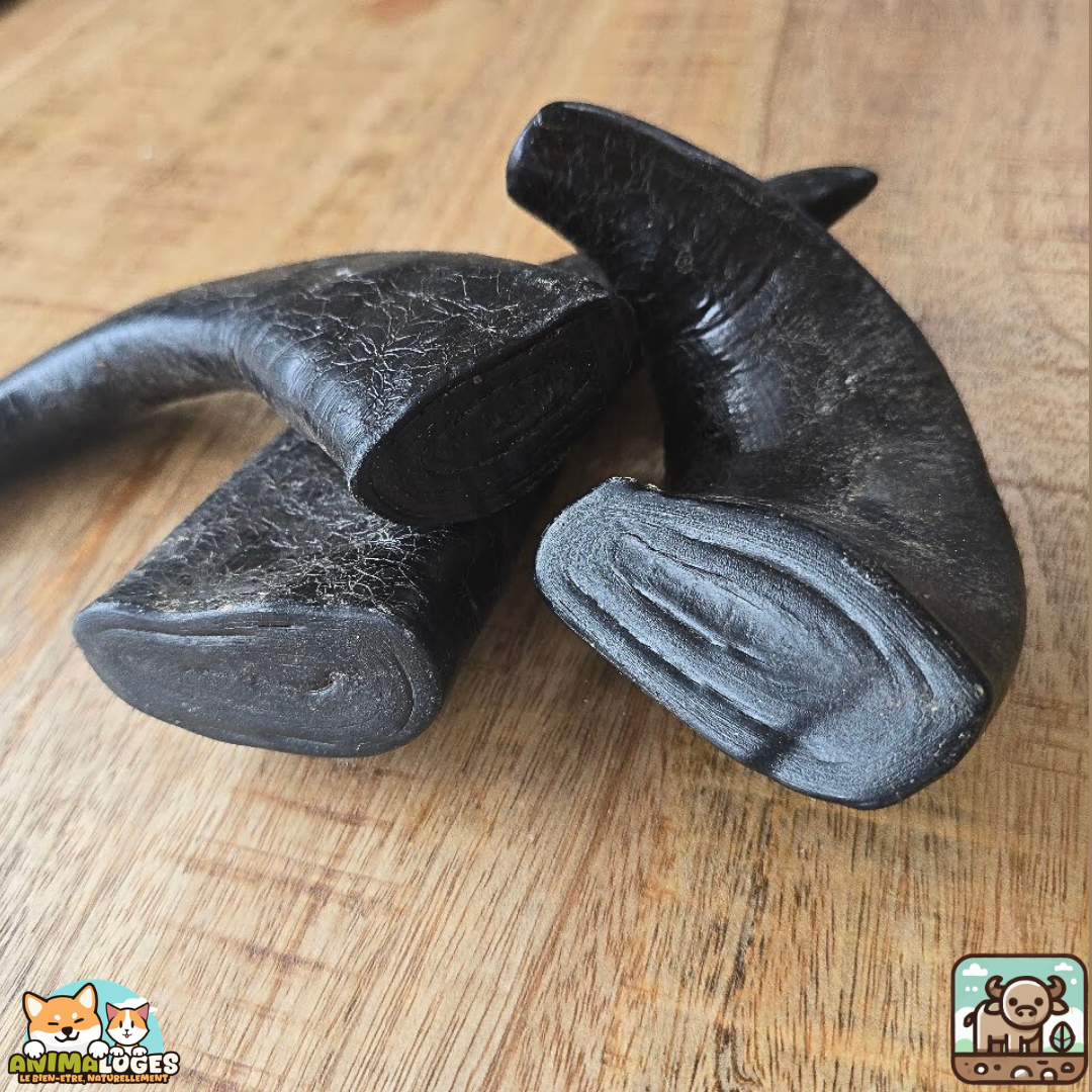 Corne de buffle pleine naturelle pour chien – friandise à mâcher longue durée