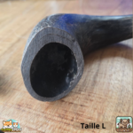 Corne de buffle creuse naturelle pour chien – friandise