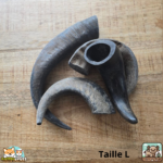 Corne de buffle creuse naturelle pour chien – friandise