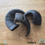 Corne de buffle creuse naturelle pour chien – friandise