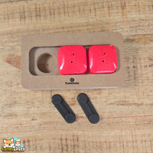 Jeu d'intelligence Flamingo Brain Train Turing en MDF 22 x 12 cm pour chien