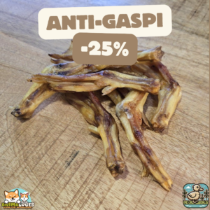 Pattes de canard séchées naturelles pour chien – friandises à mâcher