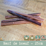 Nerf de bœuf pour chien en taille 25cm