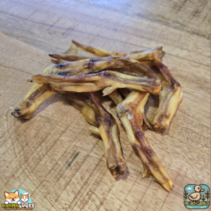 Pattes de canard séchées naturelles pour chien – friandises à mâcher