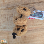 Jouet P.L.A.Y. Cookies n’ Treats taille M pour chien, trois biscuits en peluche avec couineurs et corde