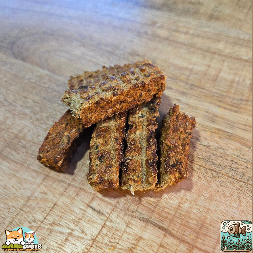 Bouchées de maquereau naturelles pour chien