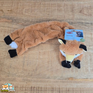 Trixie Renard Pendant 50 cm en peluche avec son et tissu craquant pour chien