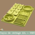 tapis d'alimentation et de léchage, un moyen d'occuper son chien et de l'amuser pendant les repas