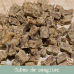 Petit Cube de sanglier, friandises idéale pour le dressage et l'éducation