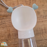bouteille d'eau portable pour chien avec gamelle intégrée
