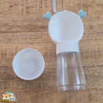 bouteille d'eau portable pour chien avec gamelle intégrée