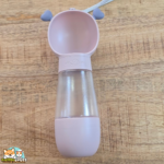 bouteille d'eau portable pour chien avec gamelle intégrée