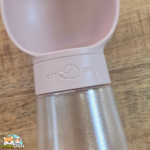bouteille d'eau portable pour chien avec gamelle intégrée