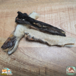 Peaux de bœuf avec poils 15 cm naturelles pour chien – friandises à mâcher