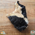 Plaque de peau de bœuf avec poils naturelle pour chien – friandise à mâcher longue durée